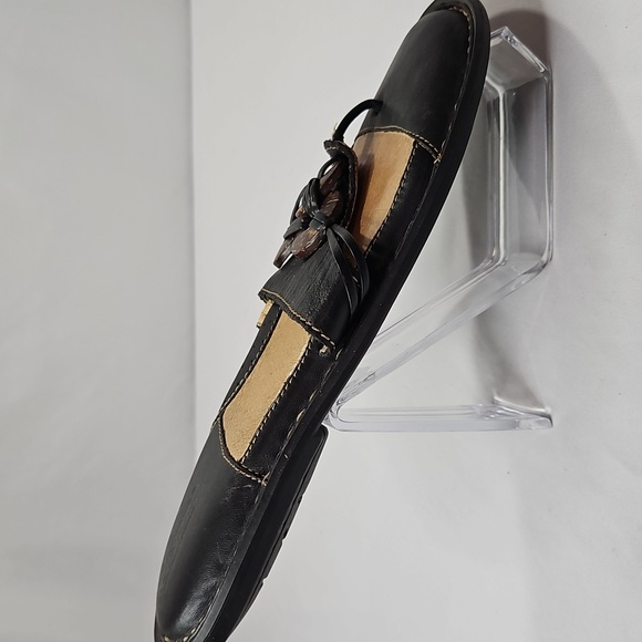 Born Womens Black Leather Sandals Size 10 - Picture 6 of 7